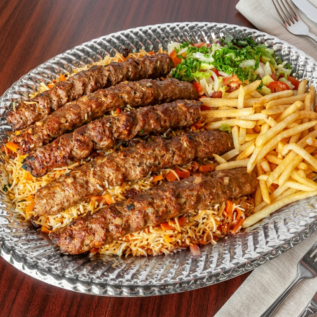 Choice Shawarma & Kabab's signature Afghan dishes - Shawarma and kabab platters in Edmonton
